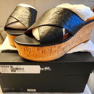 Coach Wedge Sandals